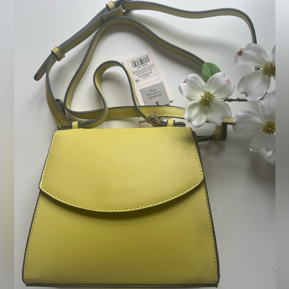 A New Day Crossbody Bag (Neon Green- Yellow NWT)
